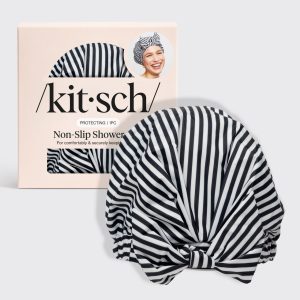 ⭐ Top Rated | Stripe Shower Cap - Fast Delivery