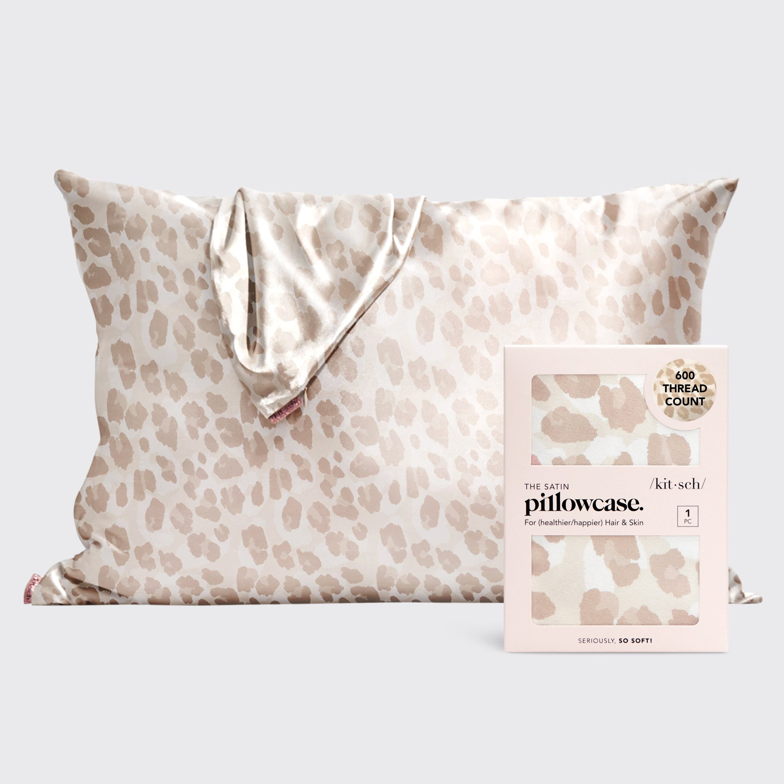 ⭐ Top Rated | Satin Pillowcase in Leopard 2 Pack - Premium Quality