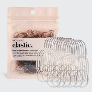⏳ Limited Edition | Brown No-Snag Elastics 100pc Set - Special Deal Today