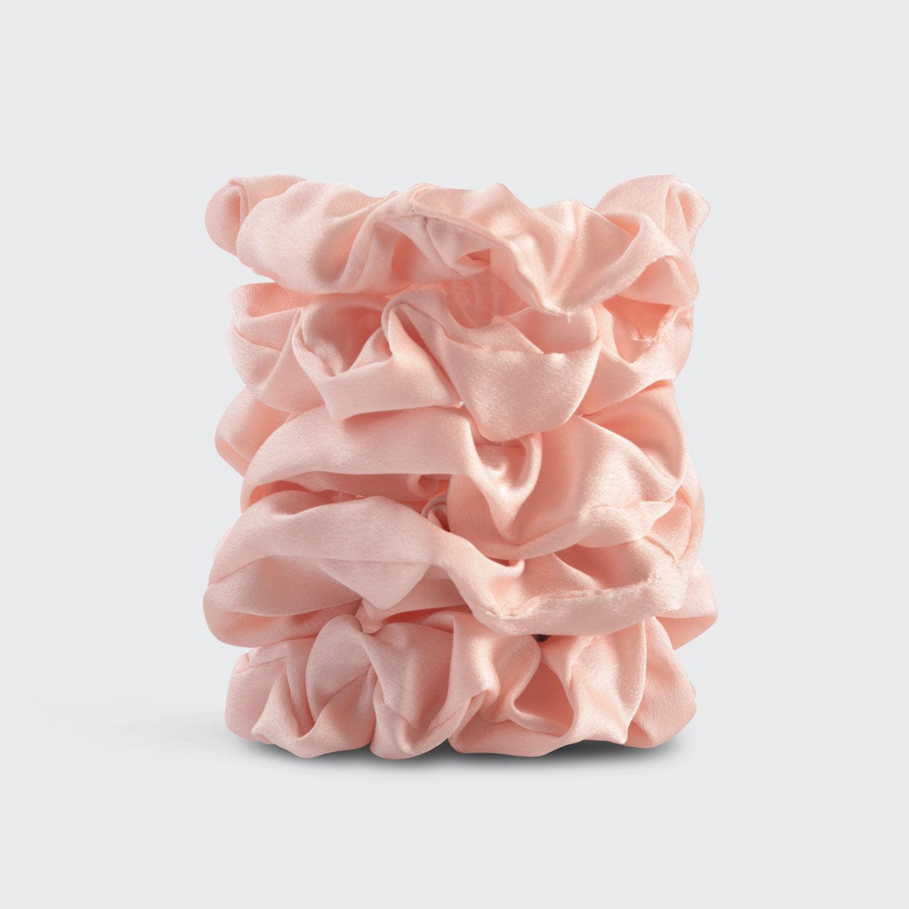 ⭐ Top Rated | Satin Sleep Scrunchies - Blush - Fast Delivery - Image 3