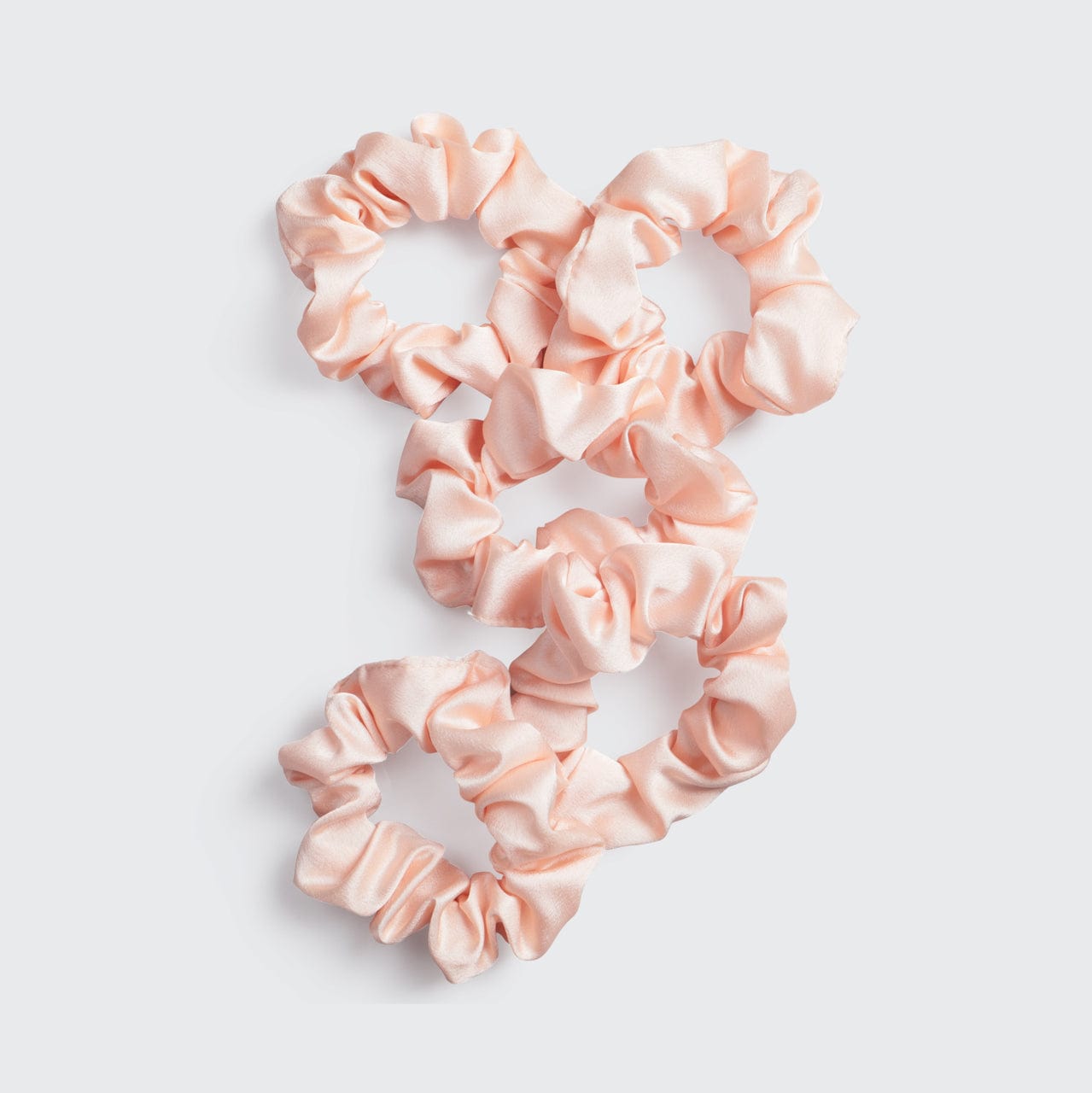 ⭐ Top Rated | Satin Sleep Scrunchies - Blush - Fast Delivery