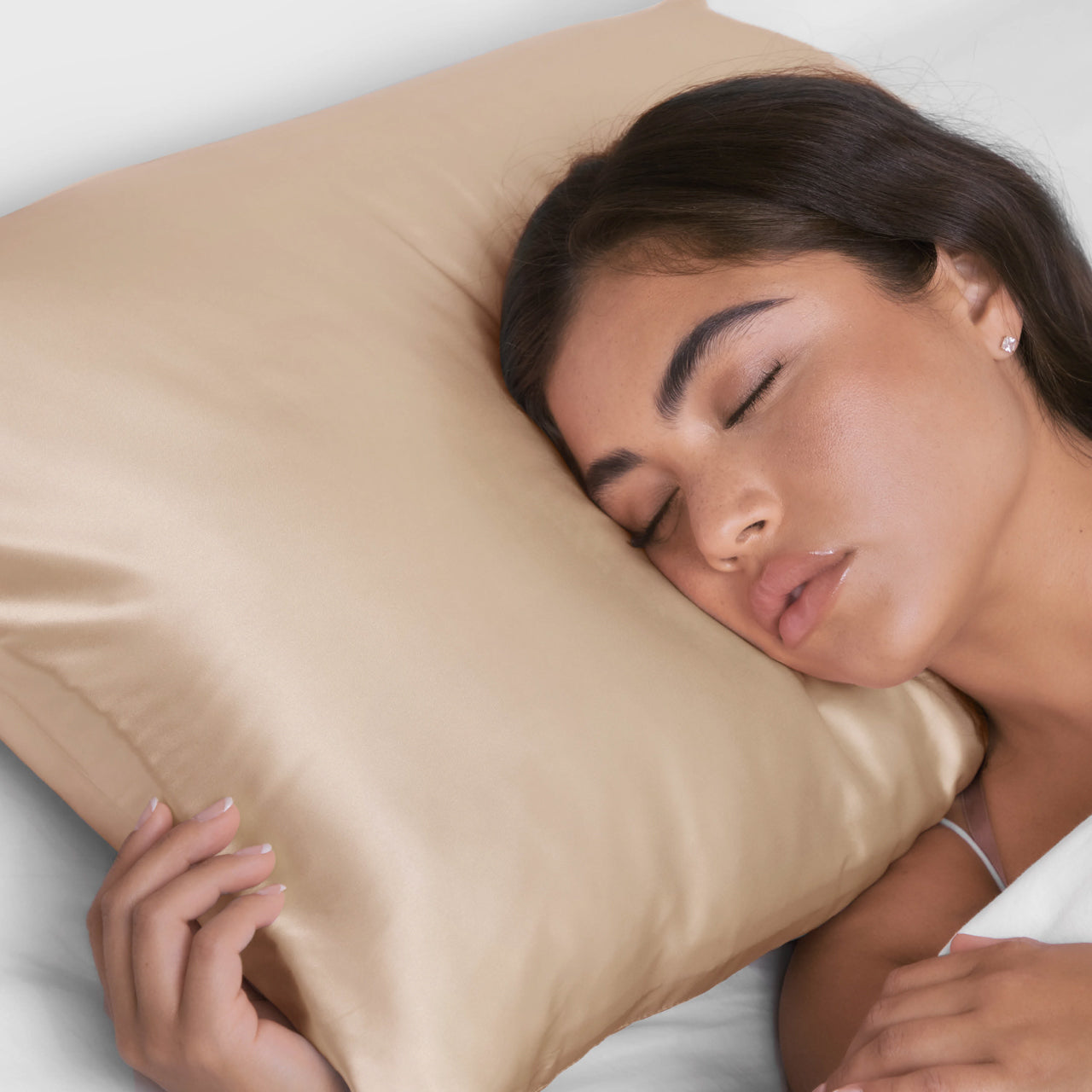 💎 Premium | Satin Pillowcase in Champagne 2 Pack - 60% Off - Image 5