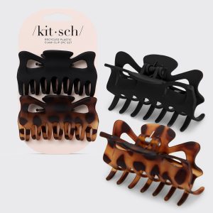 💎 Premium | Black & Tort Claw Clips 2pc Set - Large - Special Deal Today