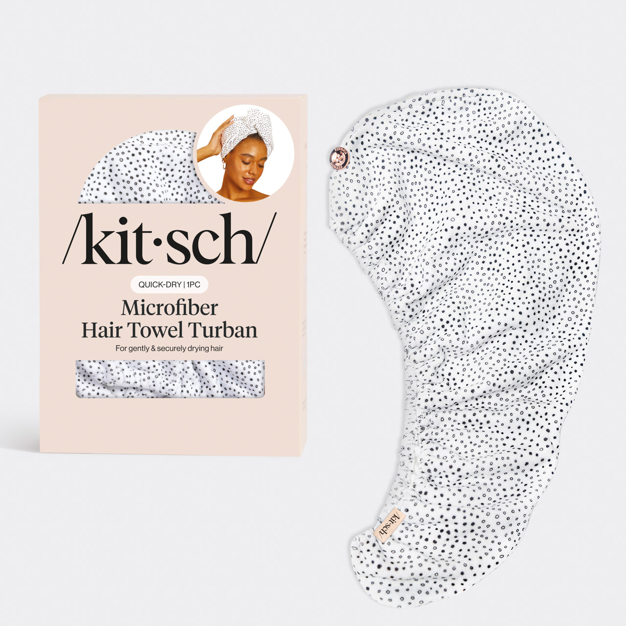 ✨ Must Have | Microfiber Hair Towel - Micro Dot - Special Deal Today
