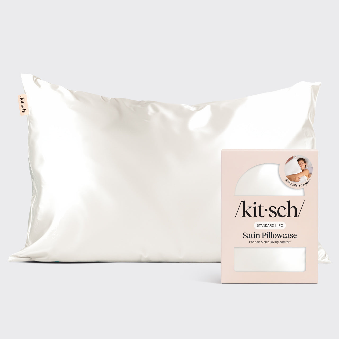 🏆 Best Seller | Satin Pillowcase in Ivory - Premium Quality
