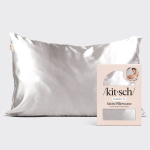 ⏳ Limited Edition | Satin Pillowcase in Silver 2 Pack - Premium Quality