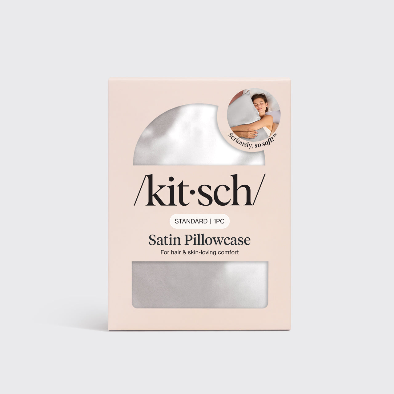 ⏳ Limited Edition | Satin Pillowcase in Silver - Special Deal Today - Image 4