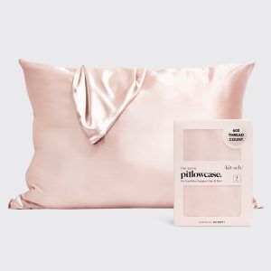 ⭐ Top Rated | Satin Pillowcase in Blush 4 Pack - Premium Quality