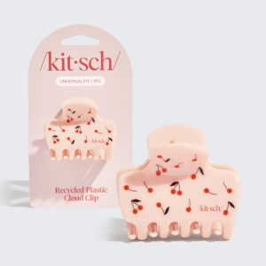 π Best Seller | Cherry Print Cloud Claw Clip - Medium - Free Shipping