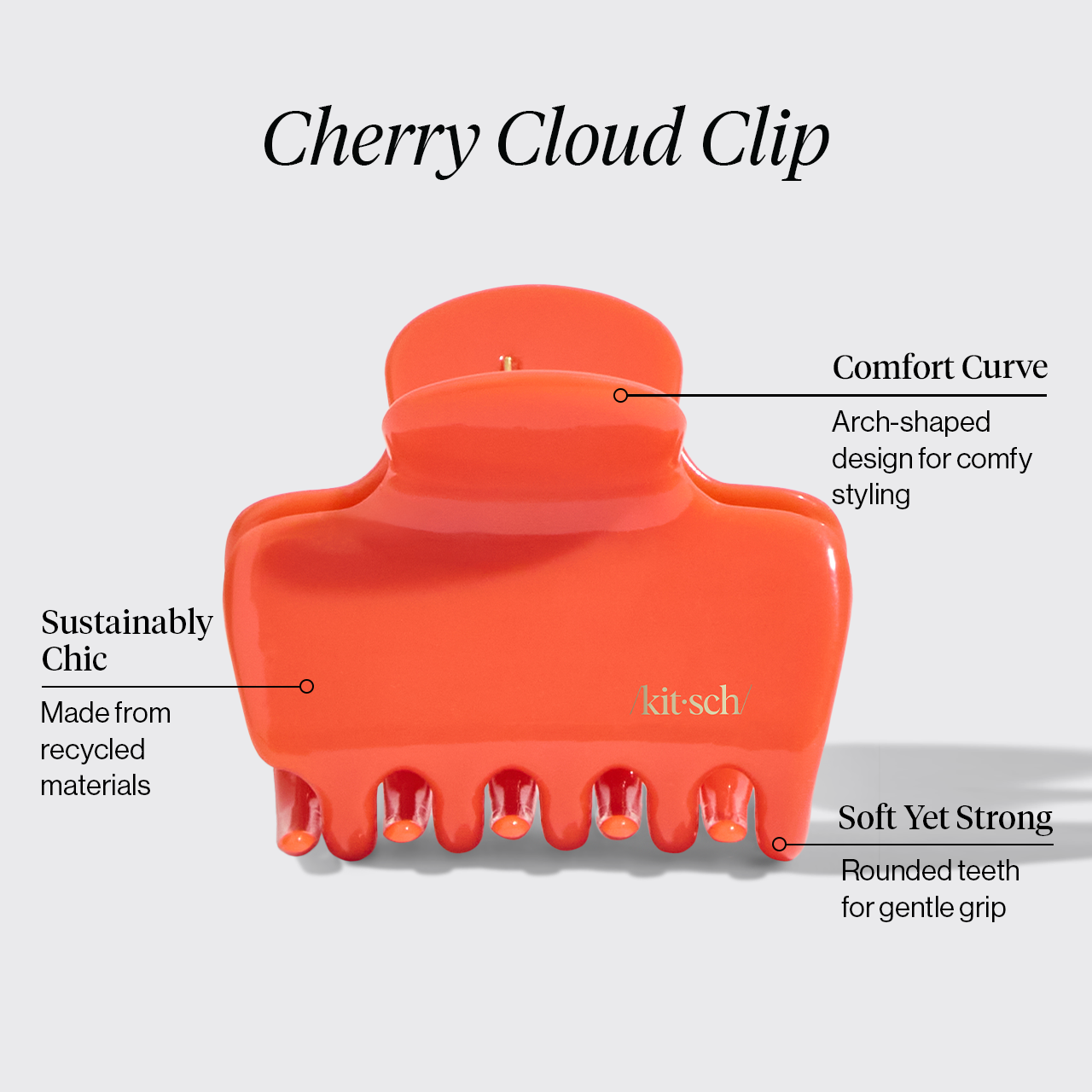 π Best Seller | Cherry Cloud Claw Clip - Medium - 60% Off - Image 3