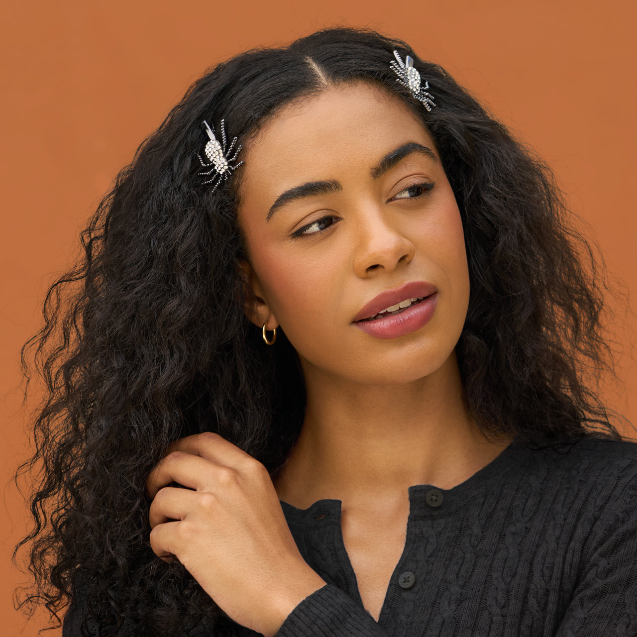 π₯ Hot Sale | Spider Metal Rhinestone Hair Clips - 60% Off - Image 3