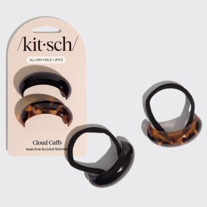 ⭐ Top Rated | Black & Tort Cloud Cuffs - Medium - 60% Off