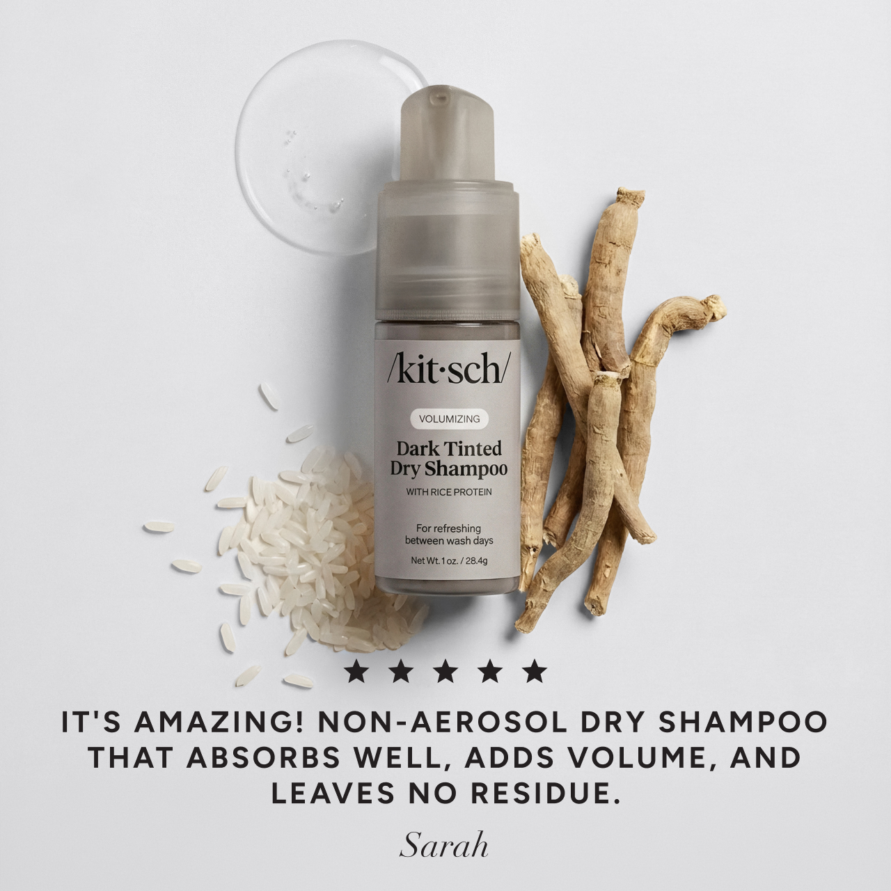 π₯ Hot Sale | Volumizing Rice Protein Dry Shampoo - Dark Tinted 1 oz - Premium Quality - Image 2