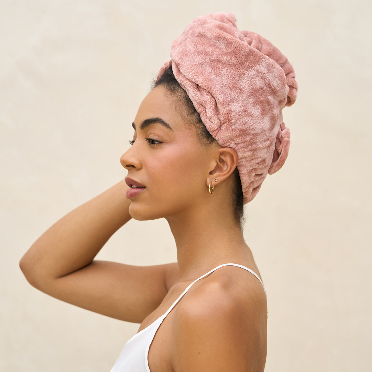 π₯ Hot Sale | Terracotta Plush Microfiber Hair Towel Turban - Free Shipping - Image 2