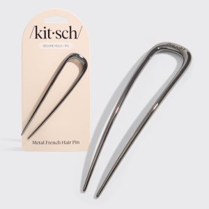 ⭐ Top Rated | Hematite French Hair Pin - Free Shipping