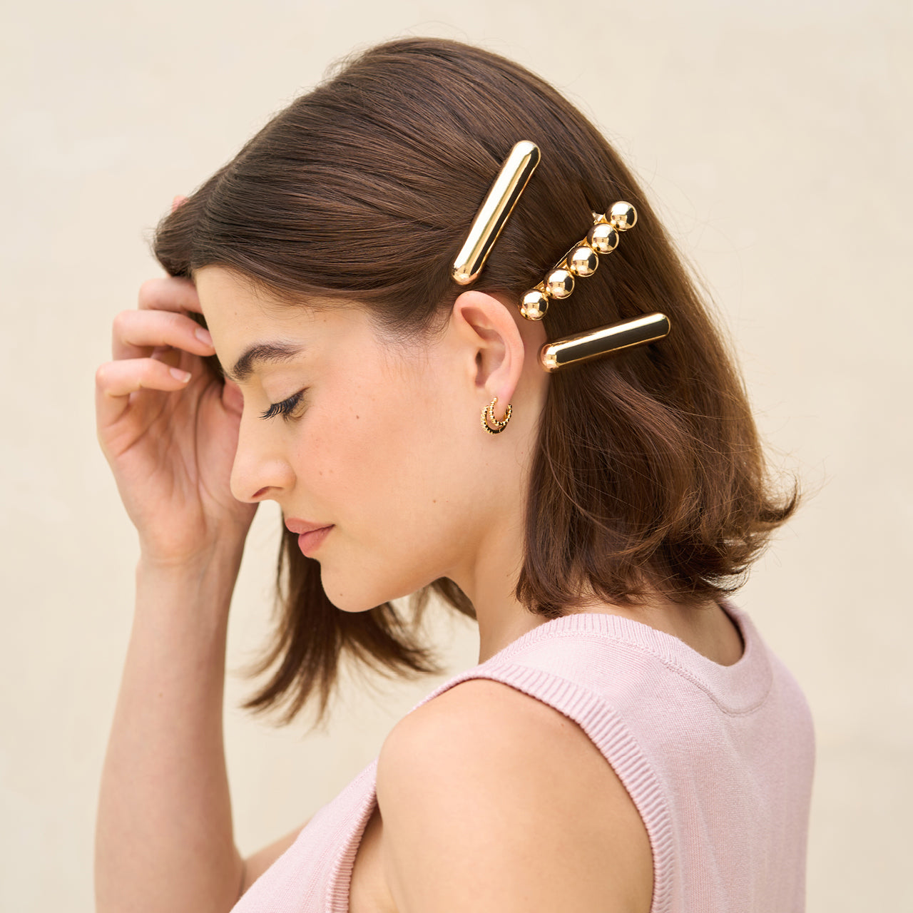 🏆 Best Seller | Gold Metal Barrettes - Fast Delivery - Image 2