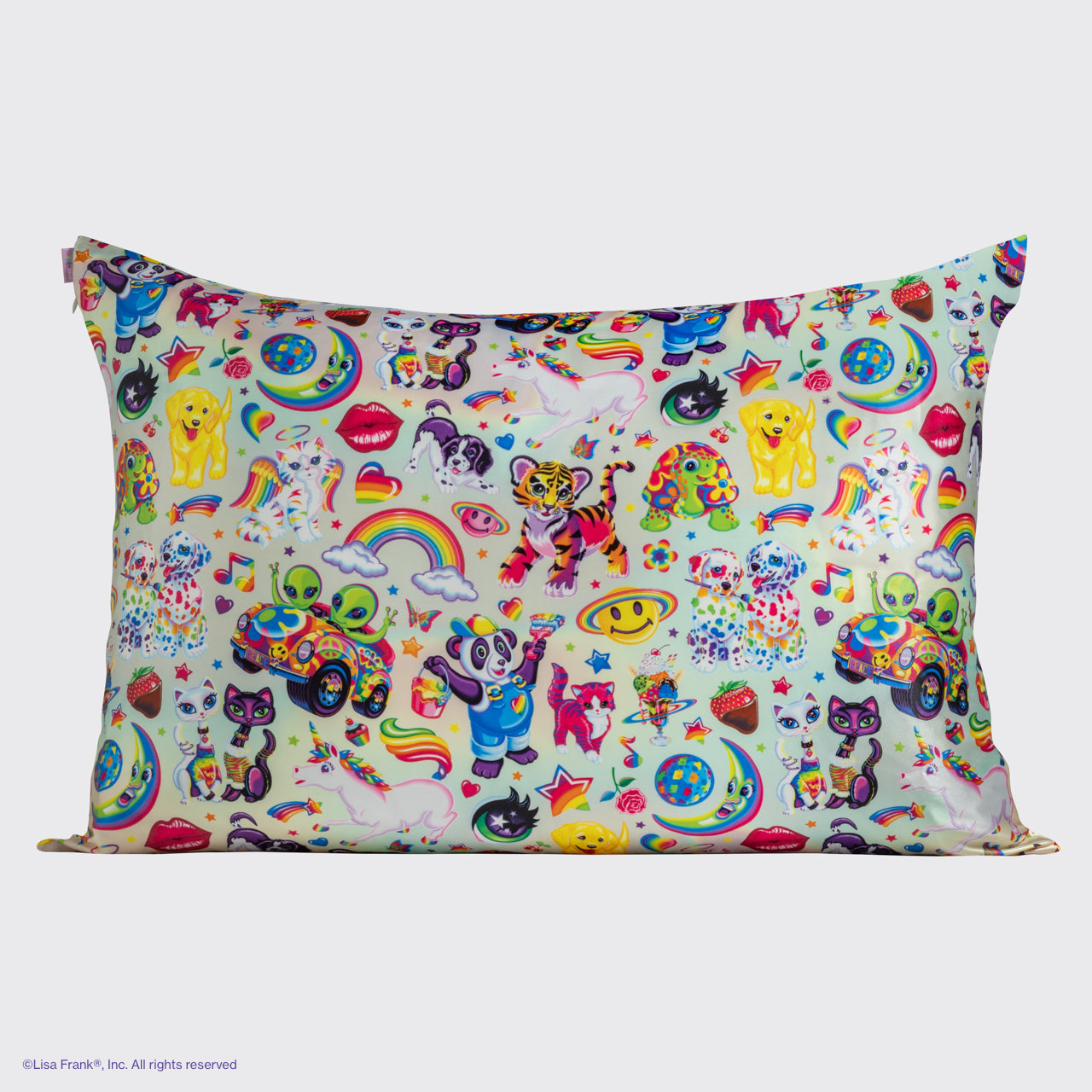 🔥 Hot Sale | Lisa Frank x Kitsch Satin Pillowcase in The Fantastic World of Lisa Frank - Free Shipping - Image 4