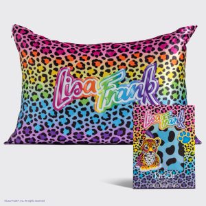 🔥 Hot Sale | Lisa Frank x Kitsch Satin Pillowcase in Rainbow Leopard - Fast Delivery