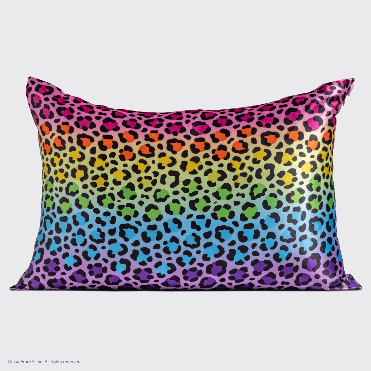 🏆 Best Seller | Lisa Frank x Kitsch Satin Pillowcase in Rainbow Leopard 4 Pack - 60% Off - Image 4