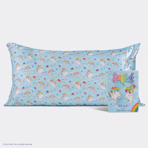 ⭐ Top Rated | Lisa Frank x Kitsch Satin Pillowcase in Markie 2 Pack - King - Special Deal Today