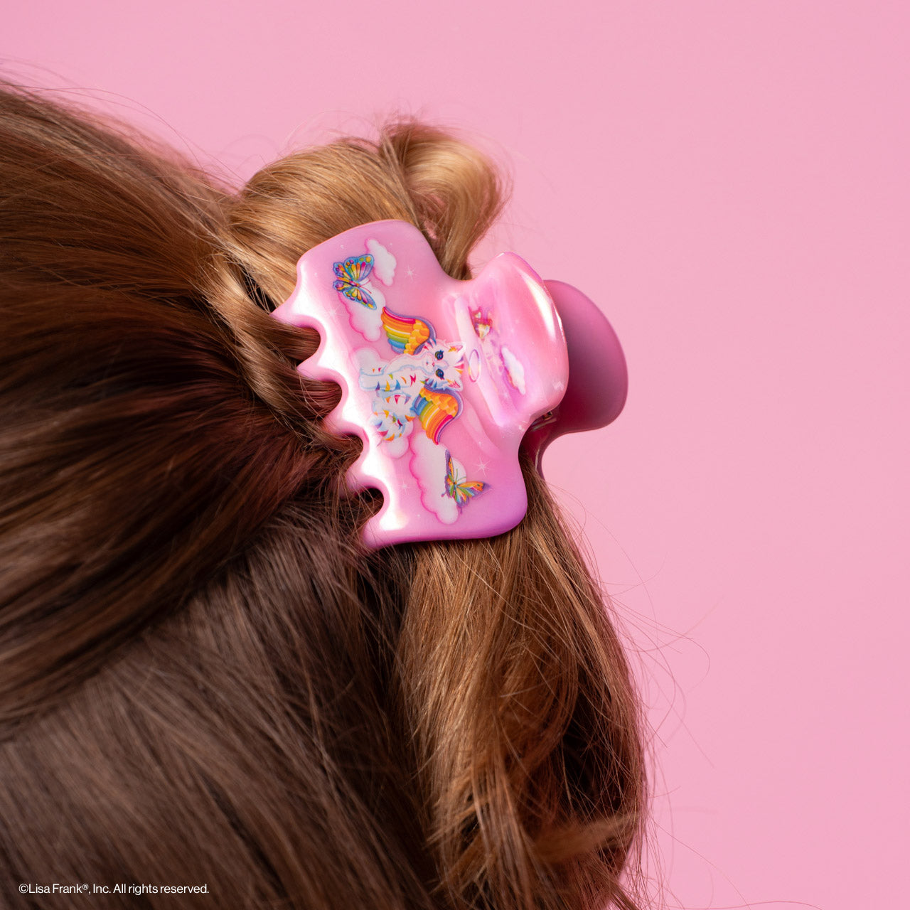 🔥 Hot Sale | Lisa Frank x Kitsch Cloud Clip in Angel Kitty - 60% Off - Image 2