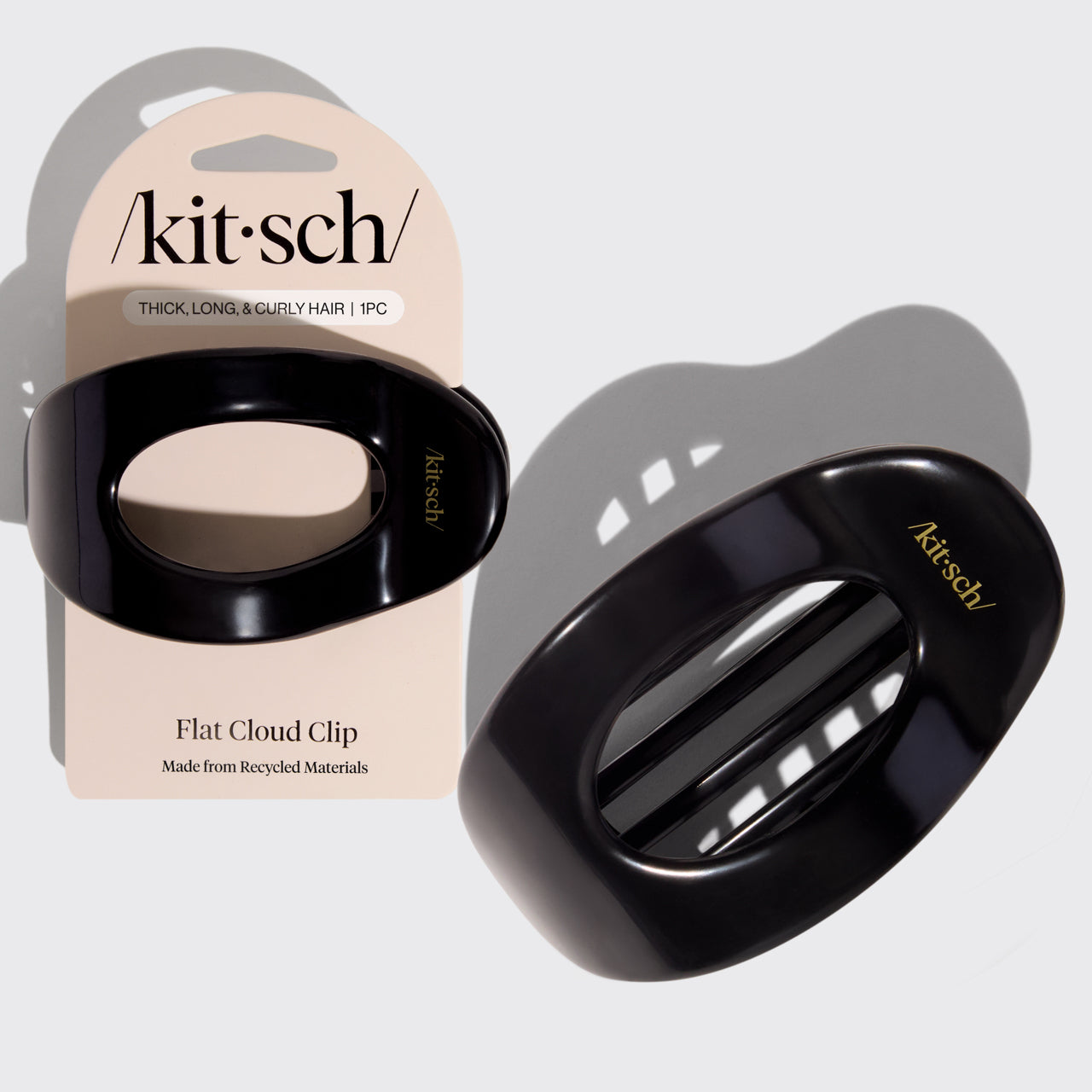 π Premium | Black Flat Cloud Clip - Large - Special Deal Today