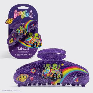 🔥 Hot Sale | Lisa Frank x Kitsch Glitter Claw Clip in Zoomer & Zorbit - 60% Off
