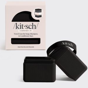 💎 Premium | 2-Compartment Travel Case - Black - Fast Delivery