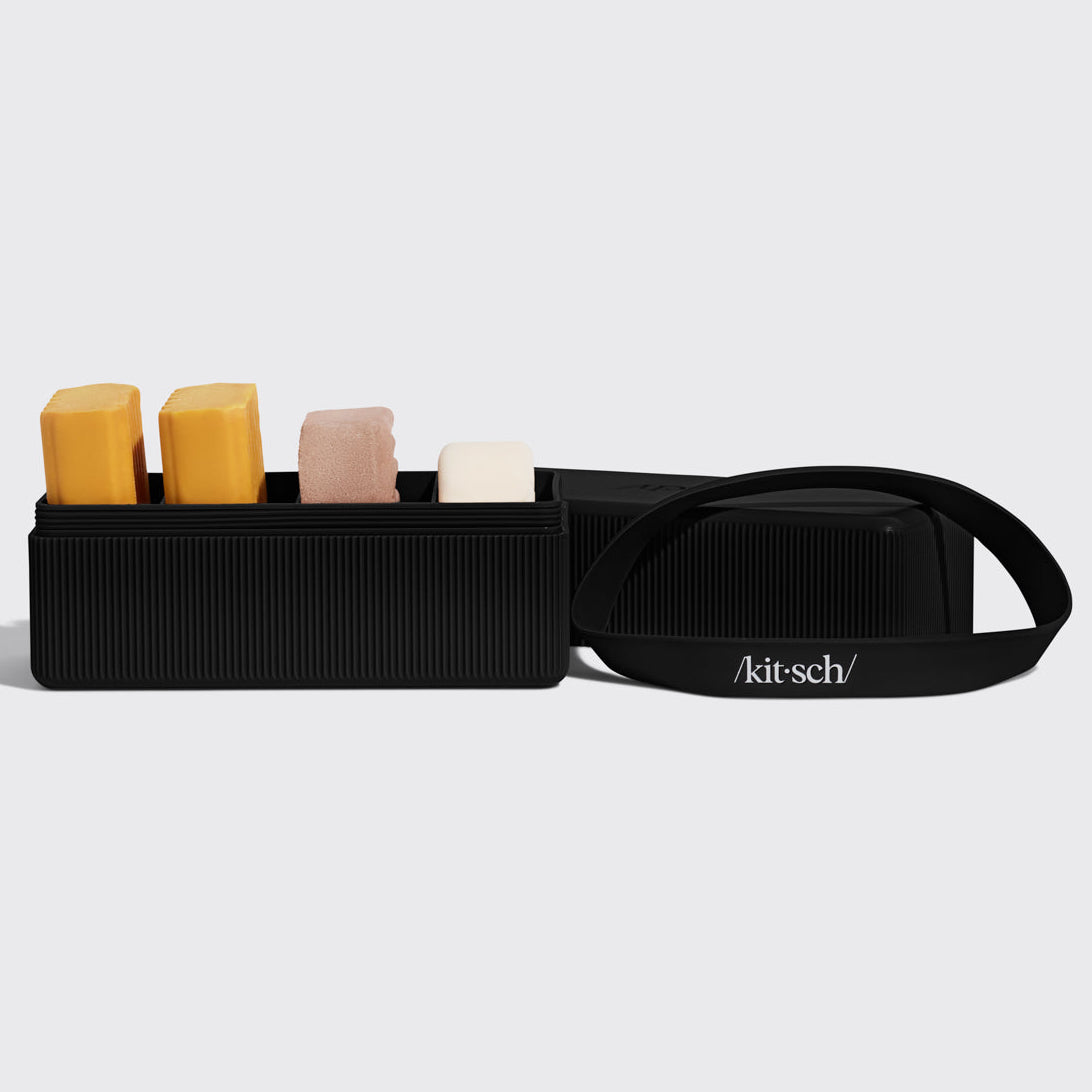 ✨ Must Have | 4-Compartment Travel Case - Black - 60% Off