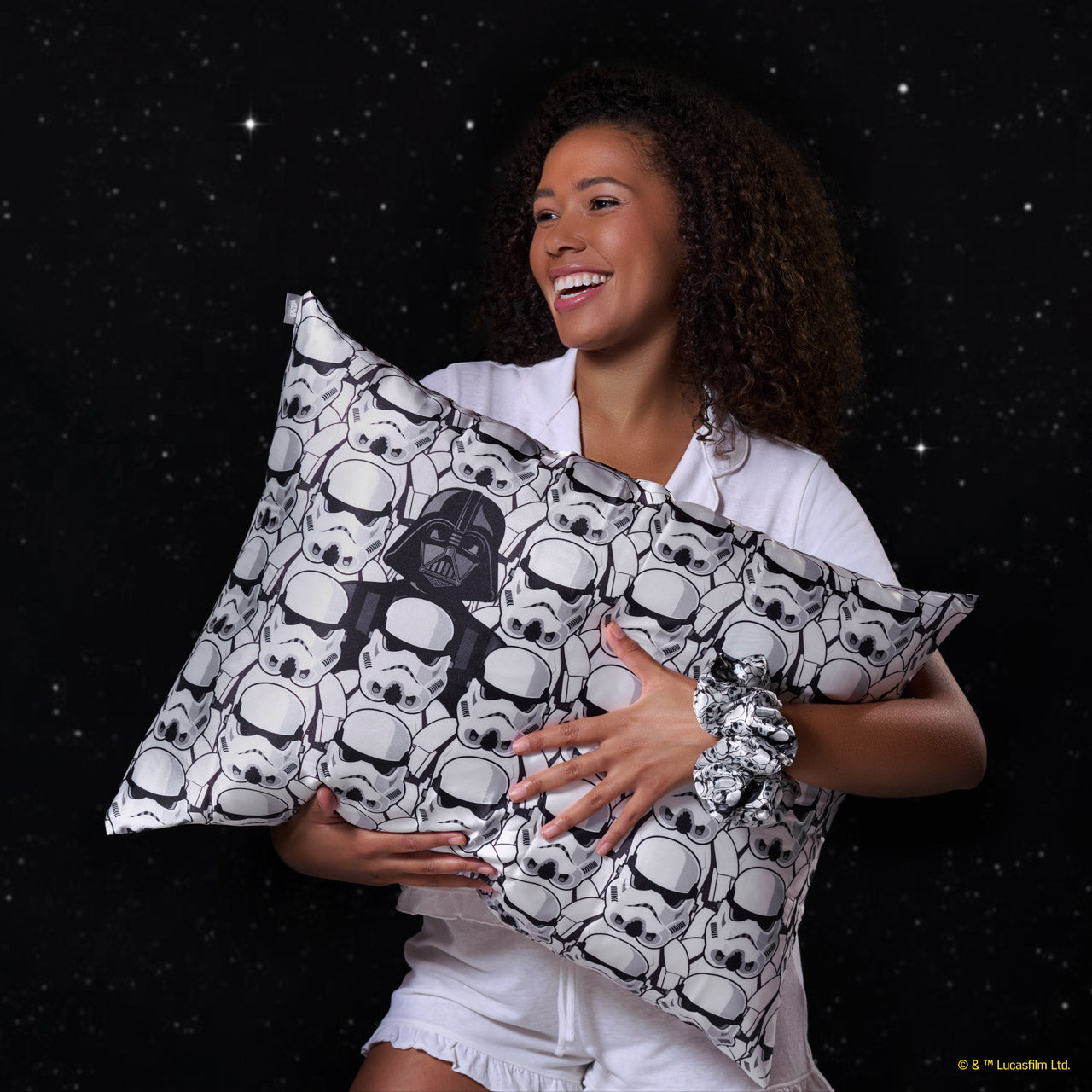 ⭐ Top Rated | Star Wars & Kitsch Satin Pillowcase in Darth Vader & Stormtroopers 2 Pack - Special Deal Today - Image 5