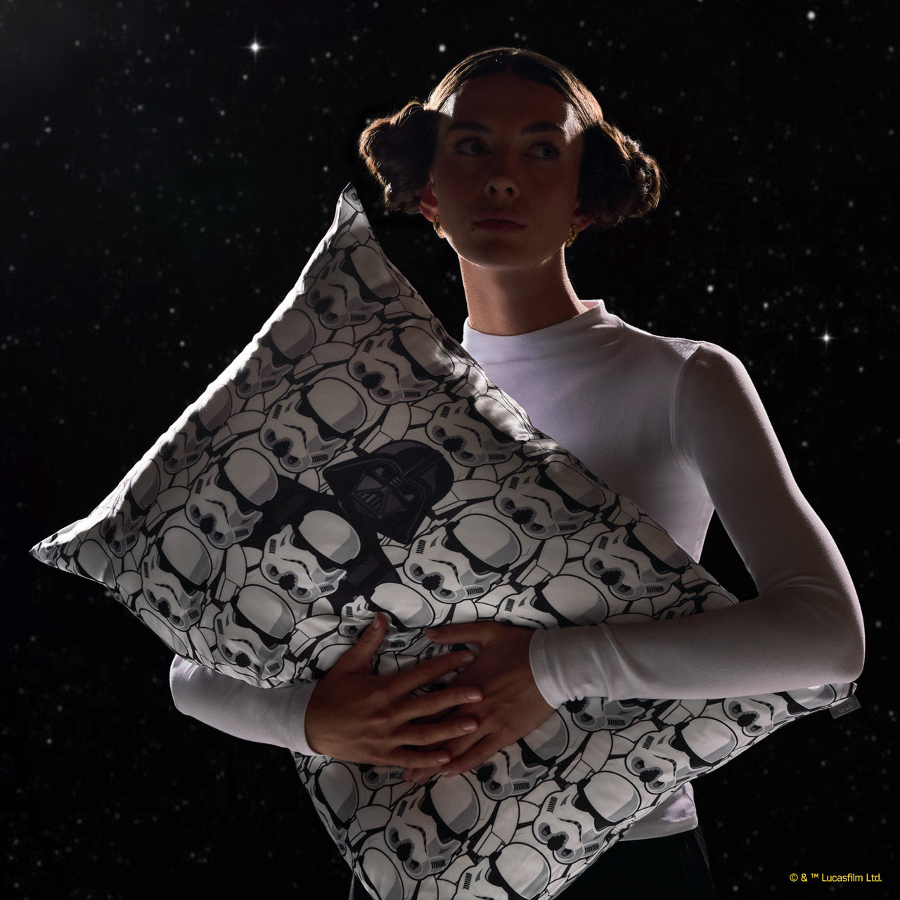 💎 Premium | Star Wars & Kitsch Satin Pillowcase in Darth Vader & Stormtroopers 4 Pack - Special Deal Today - Image 3