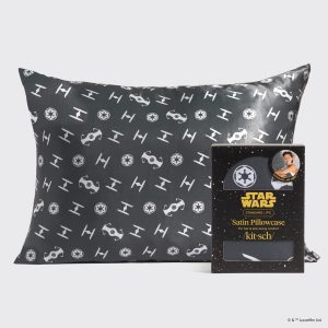 ⭐ Top Rated | Star Wars & Kitsch Satin Pillowcase in Galactic Empire - Premium Quality