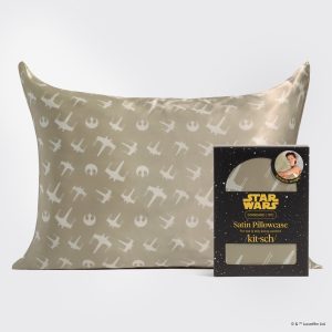 ⭐ Top Rated | Star Wars & Kitsch Satin Pillowcase in Rebel Alliance - Special Deal Today