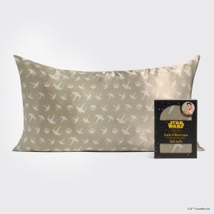 ⏳ Limited Edition | Star Wars & Kitsch Satin Pillowcase in Rebel Alliance 4 Pack - King - Premium Quality