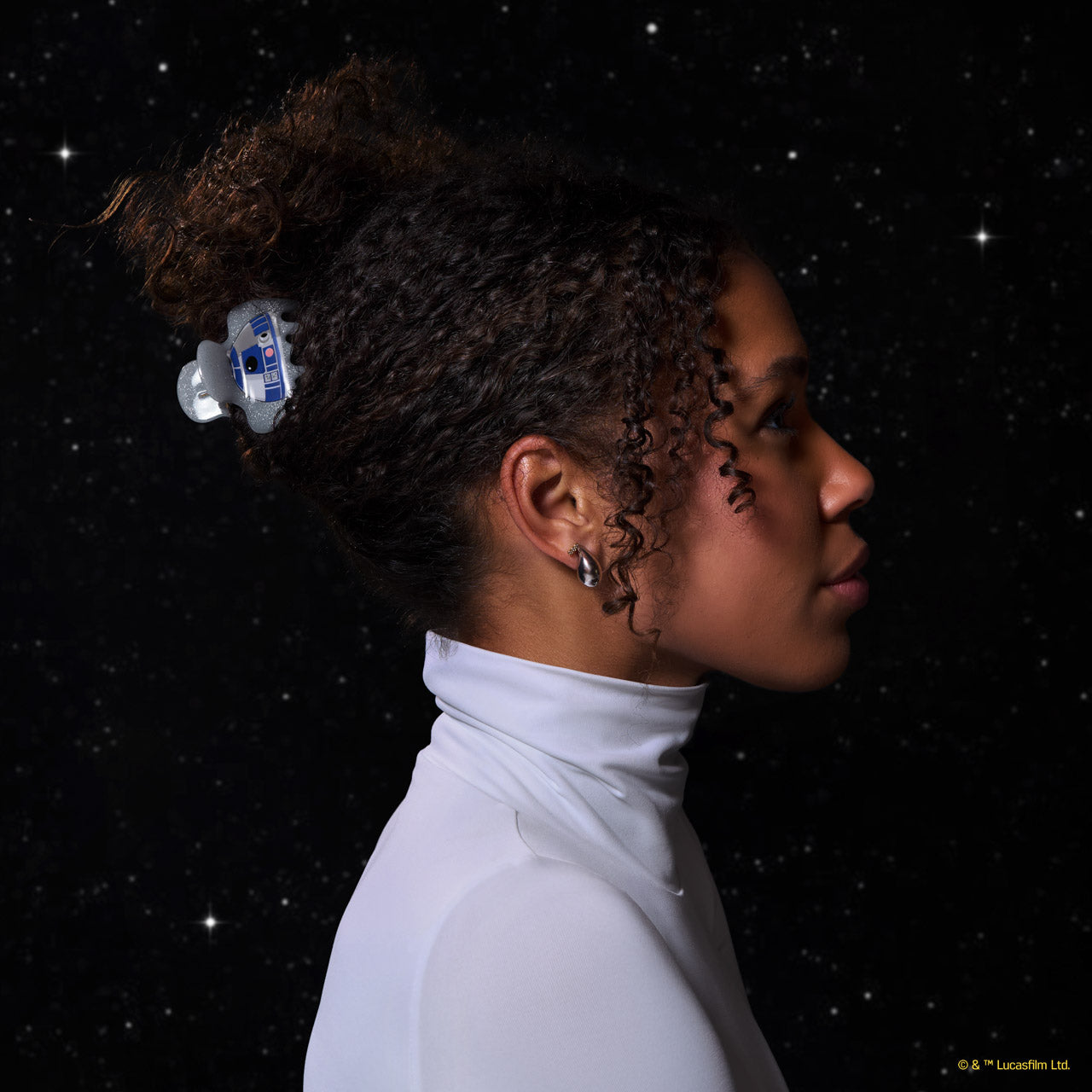 π₯ Hot Sale | Star Wars & Kitsch Glitter Cloud Clip in R2-D2 - Special Deal Today - Image 2