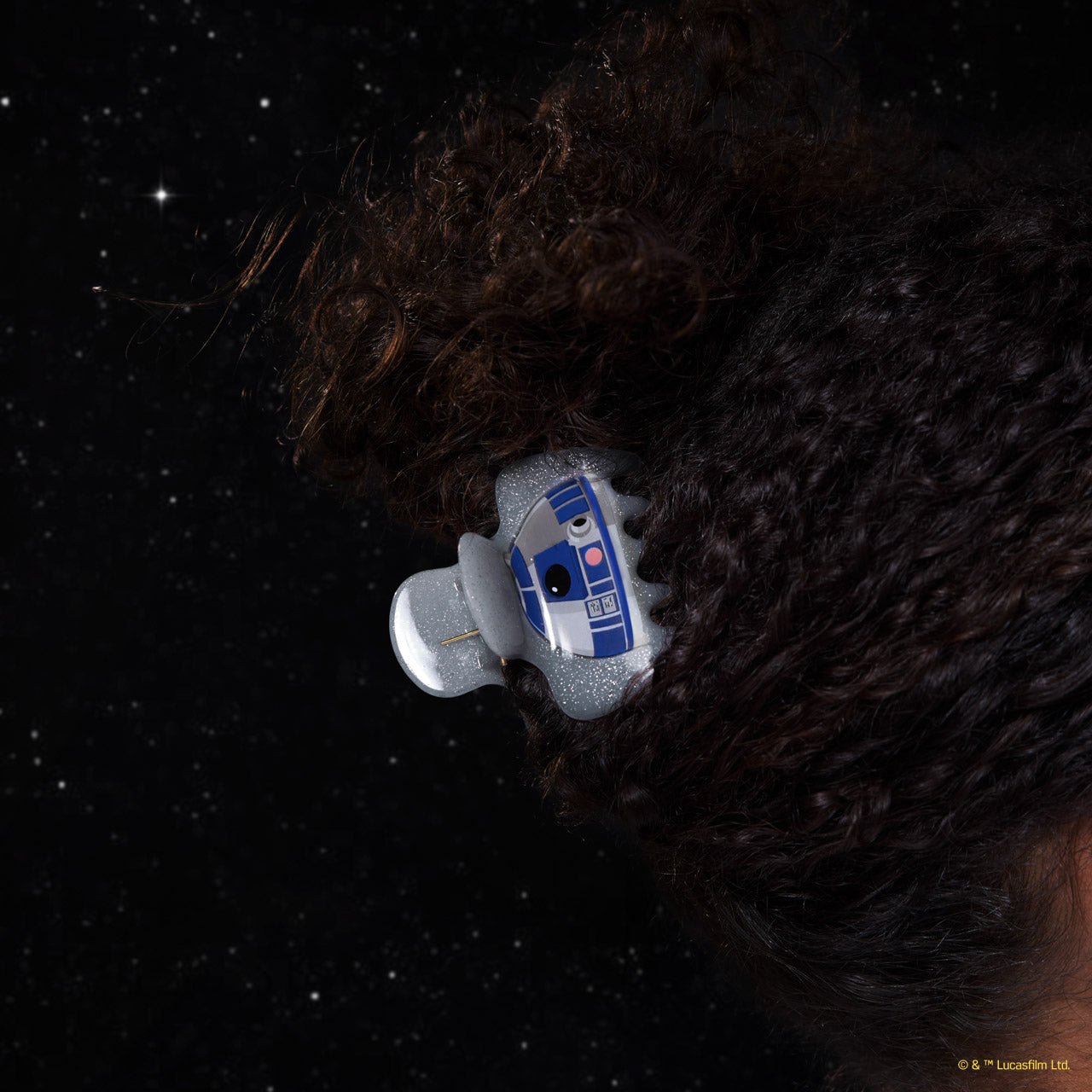 π₯ Hot Sale | Star Wars & Kitsch Glitter Cloud Clip in R2-D2 - Special Deal Today - Image 4