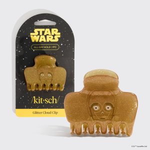 ⏳ Limited Edition | Star Wars & Kitsch Glitter Cloud Clip in C-3PO - 60% Off