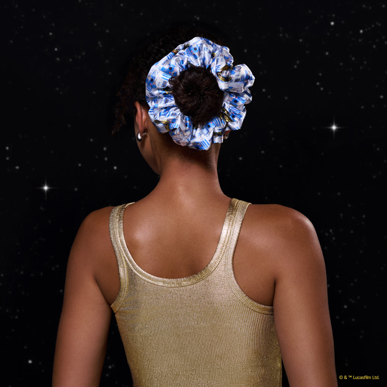 ✨ Must Have | Star Wars & Kitsch Satin Pillow Scrunchies in R2-D2 & Stormtroopers - Special Deal Today - Image 4