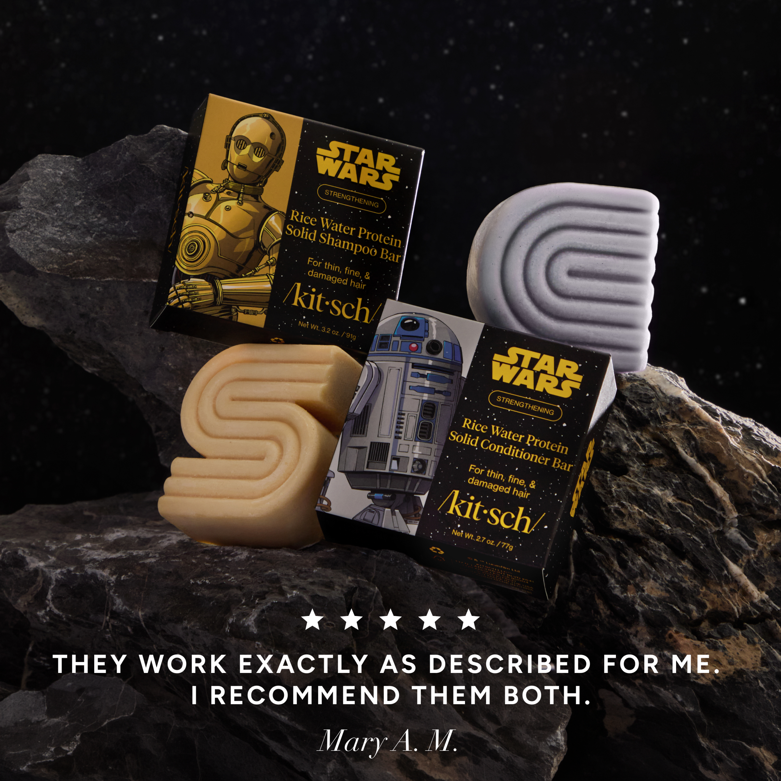 ⭐ Top Rated | Star Wars & Kitsch Shampoo & Conditioner Combo - Premium Quality - Image 2