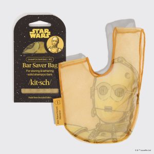 🏆 Best Seller | Star Wars & Kitsch Shampoo Bar Saver Bag - C-3PO - Premium Quality