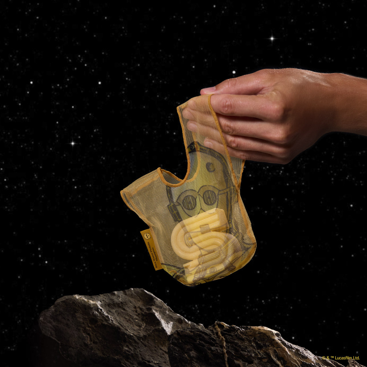 🏆 Best Seller | Star Wars & Kitsch Shampoo Bar Saver Bag - C-3PO - Premium Quality - Image 3