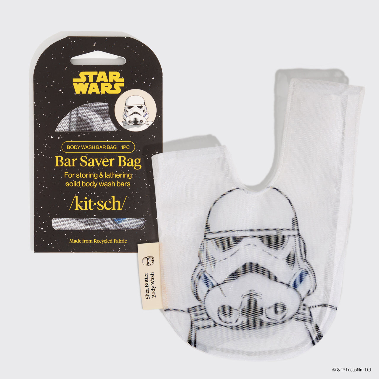 🔥 Hot Sale | Star Wars & Kitsch Body Bar Saver Bag - Stormtrooper - Fast Delivery