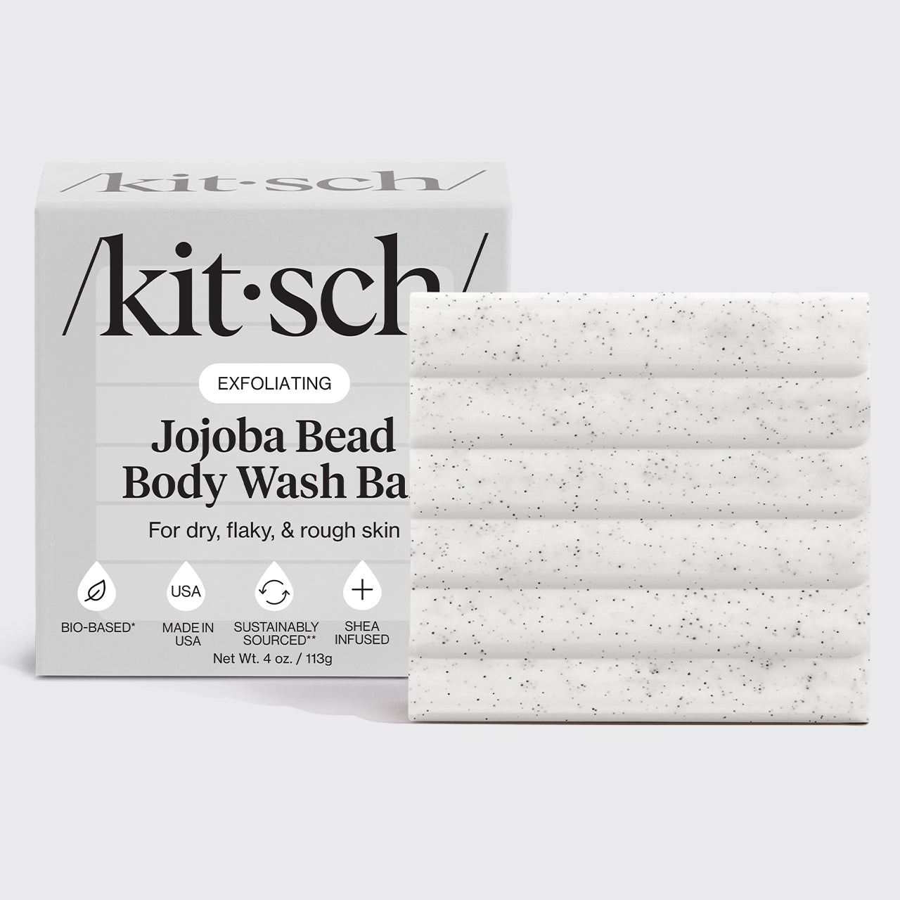 ⭐ Top Rated | Jojoba Bead Exfoliating Body Wash Bar - Free Shipping
