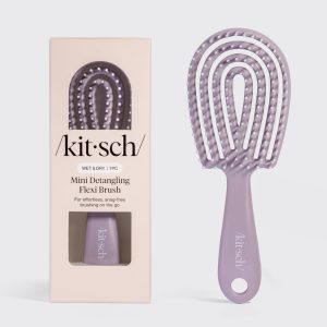 ⏳ Limited Edition | Soft Violet Detangling Flexi Brush - Mini - 60% Off