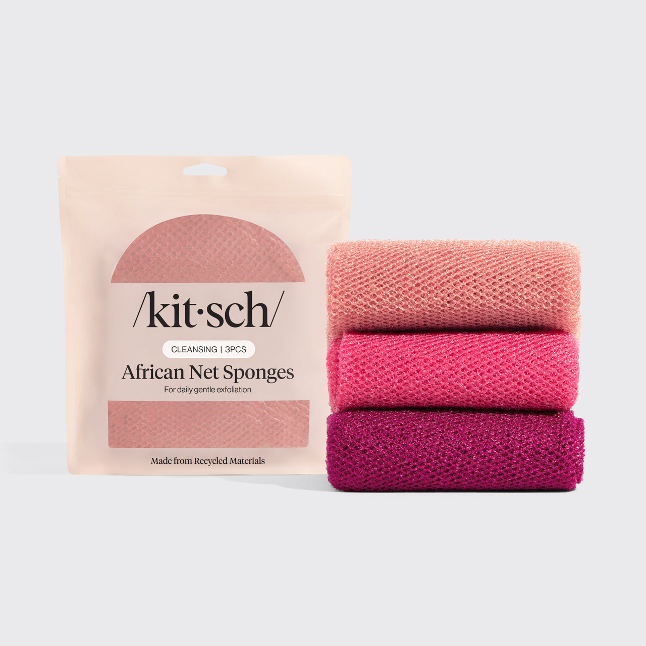 ๐ Premium | Berry Pink African Net Sponge - Fast Delivery