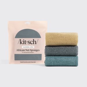 🏆 Best Seller | Aqua Grey African Net Sponge - Fast Delivery