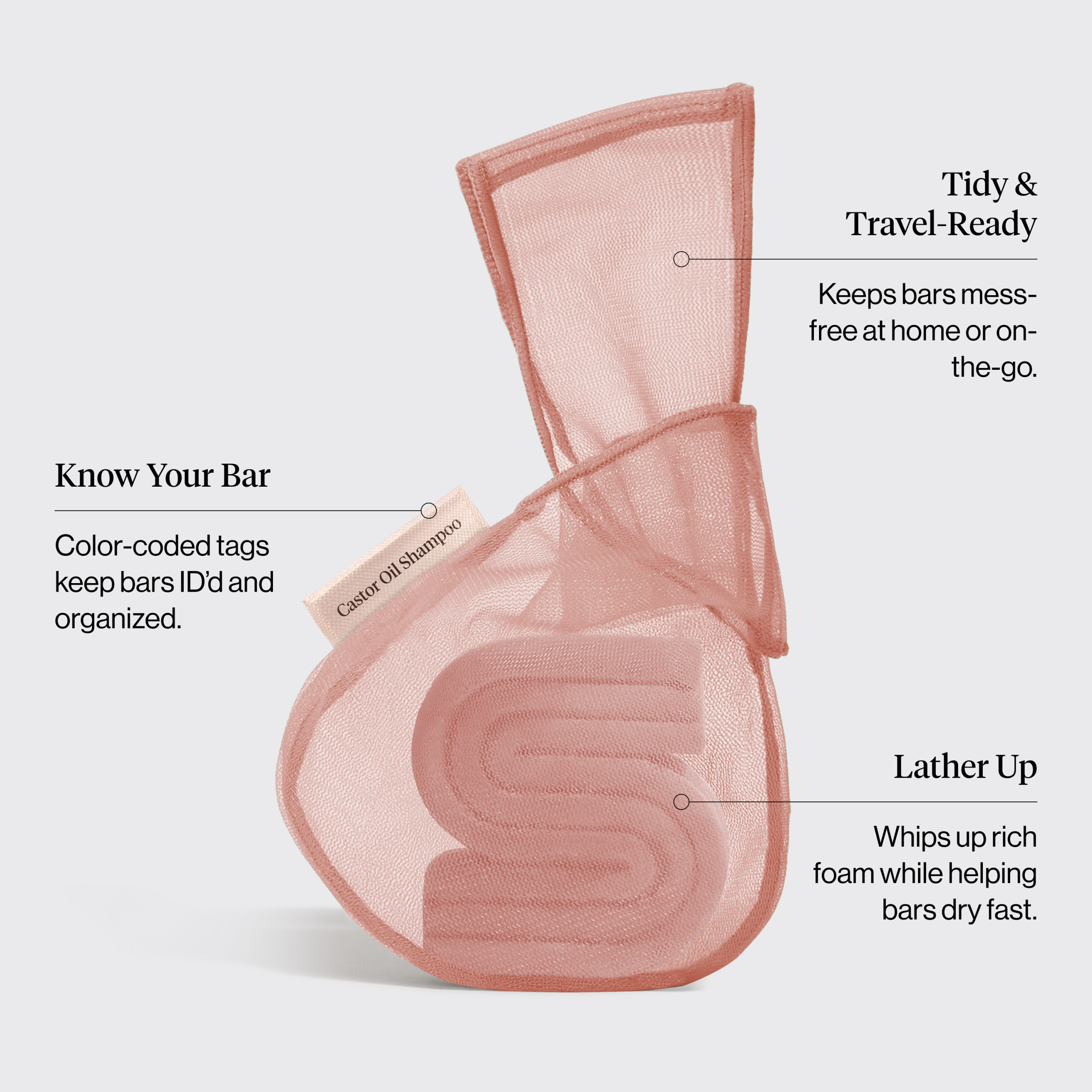 🔥 Hot Sale | Kitsch Bar Saver Bag - CASTOR OIL Shampoo - Free Shipping - Image 3