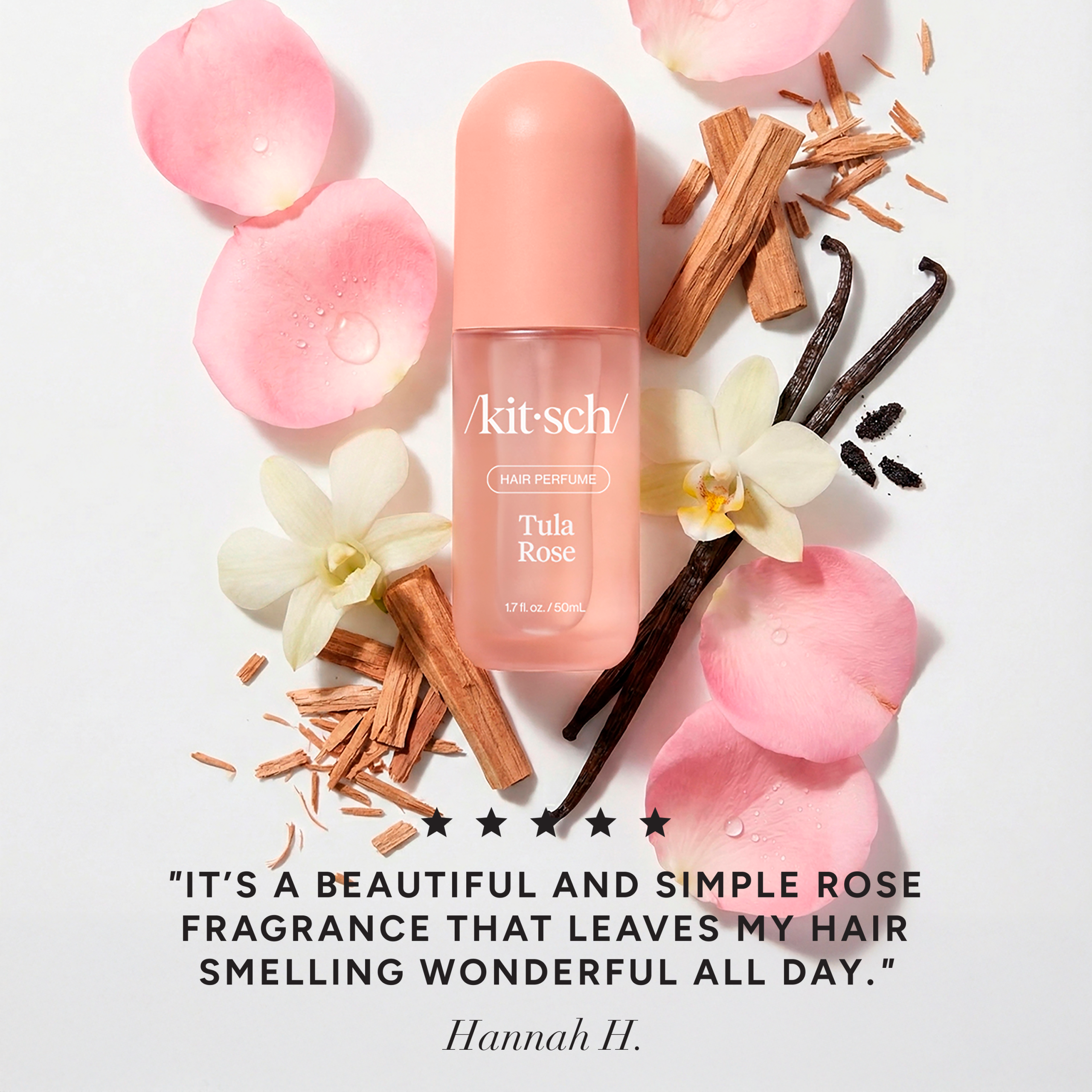 π Premium | Tula Rose Hair & Body Perfume Mist - Premium Quality - Image 2
