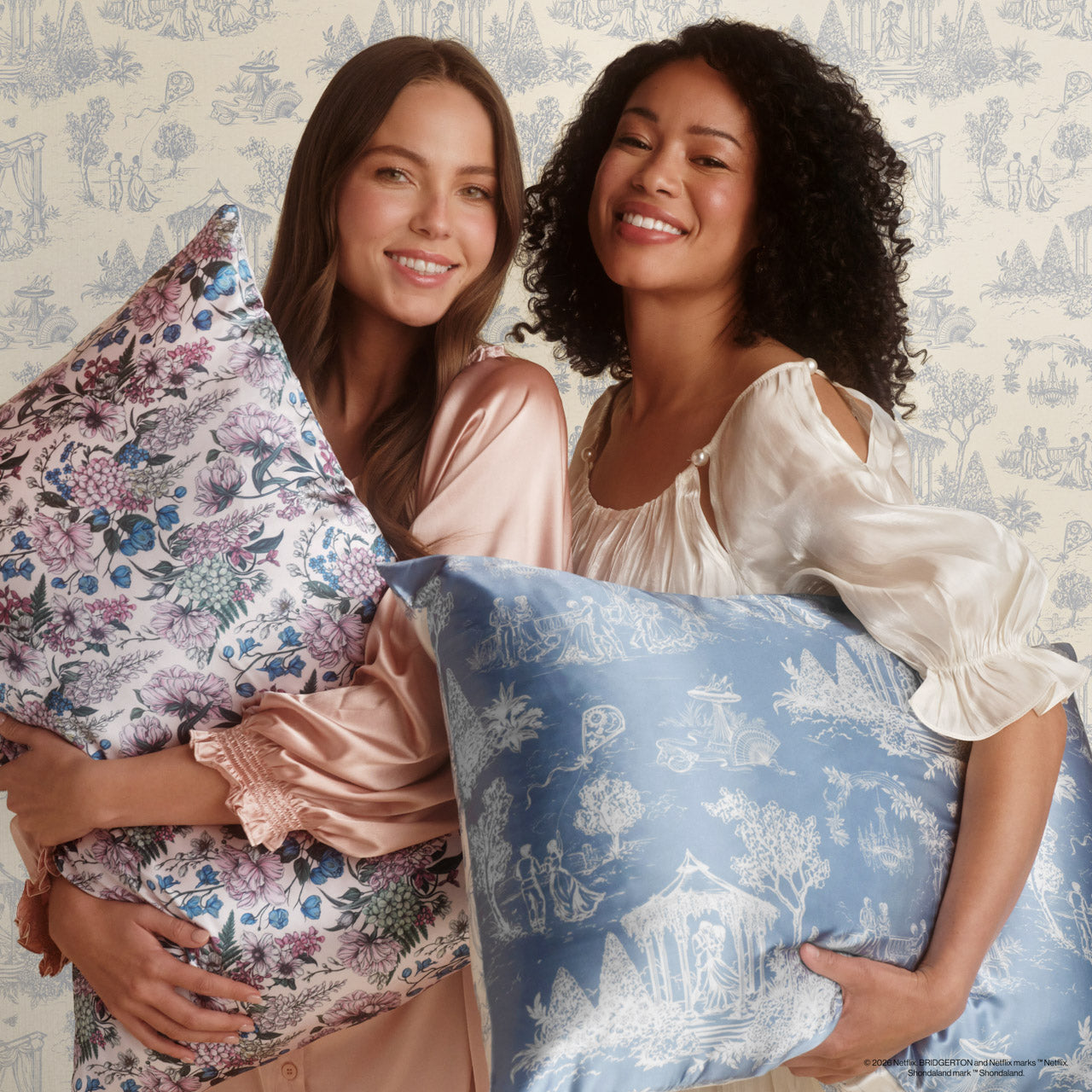 🔥 Hot Sale | Bridgerton x Kitsch Satin Pillowcase in Wisteria 4 Pack - Premium Quality - Image 6