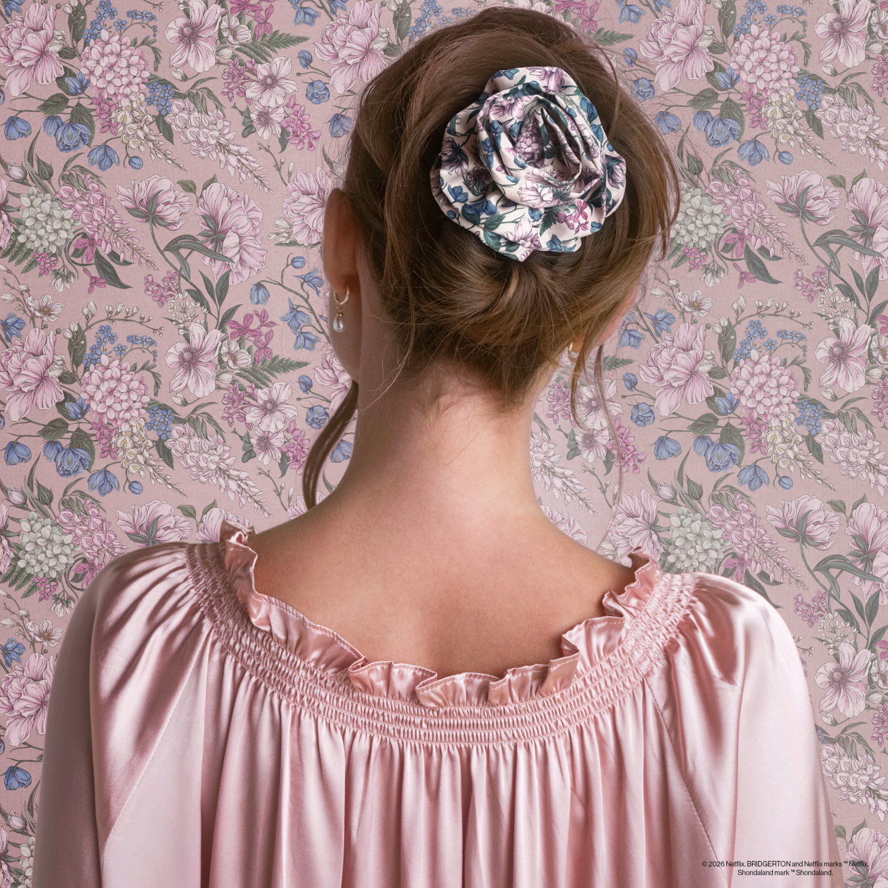 💎 Premium | Bridgerton x Kitsch Satin Rosette Medium Flat Cloud Clip in Wisteria - Special Deal Today - Image 2
